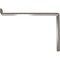Ekena Millwork Steel Truss Shelf Bracket, Hammered Silver 2"W x 10"D x 7 1/4"H BKTM02X10X07TSHSV - alternate 3